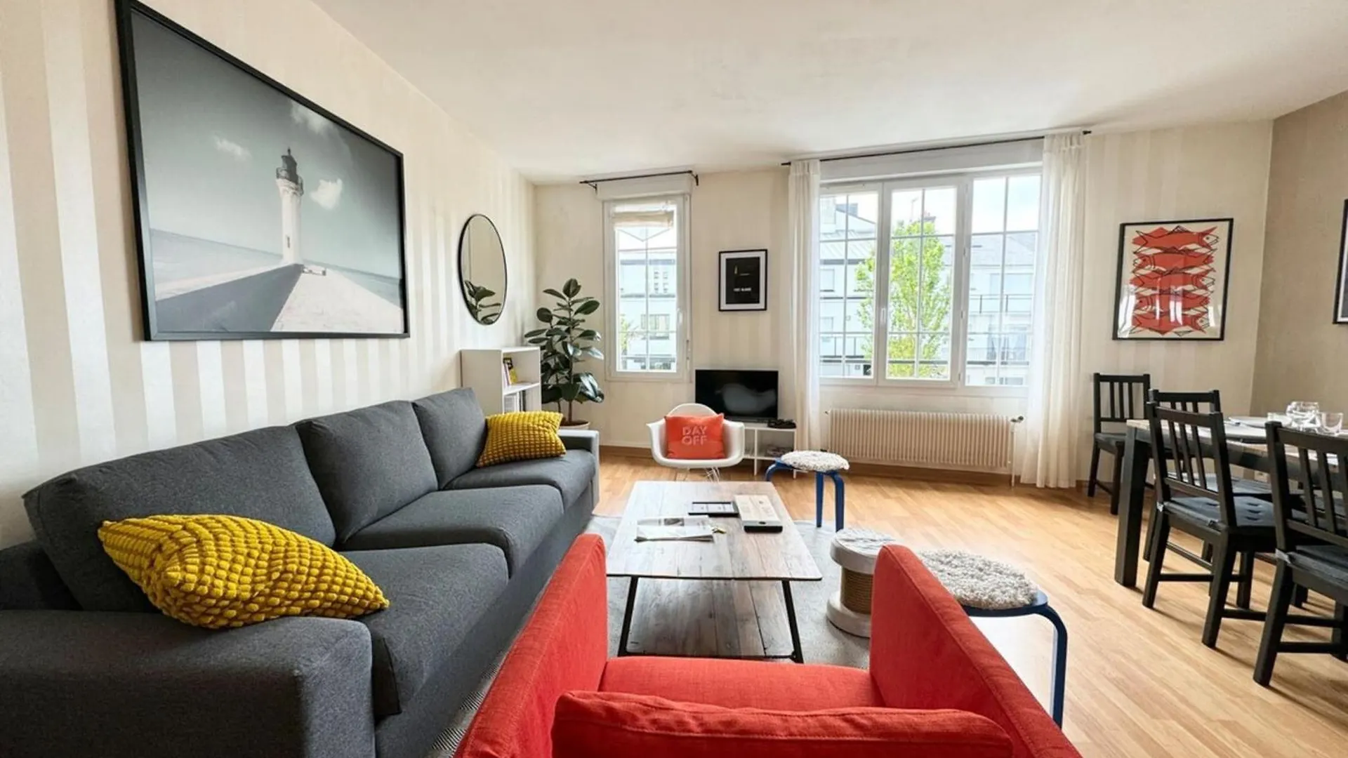 Apartment Grand Appartement Cosy - Terrasse - 50M De L'Ocean Ploemeur