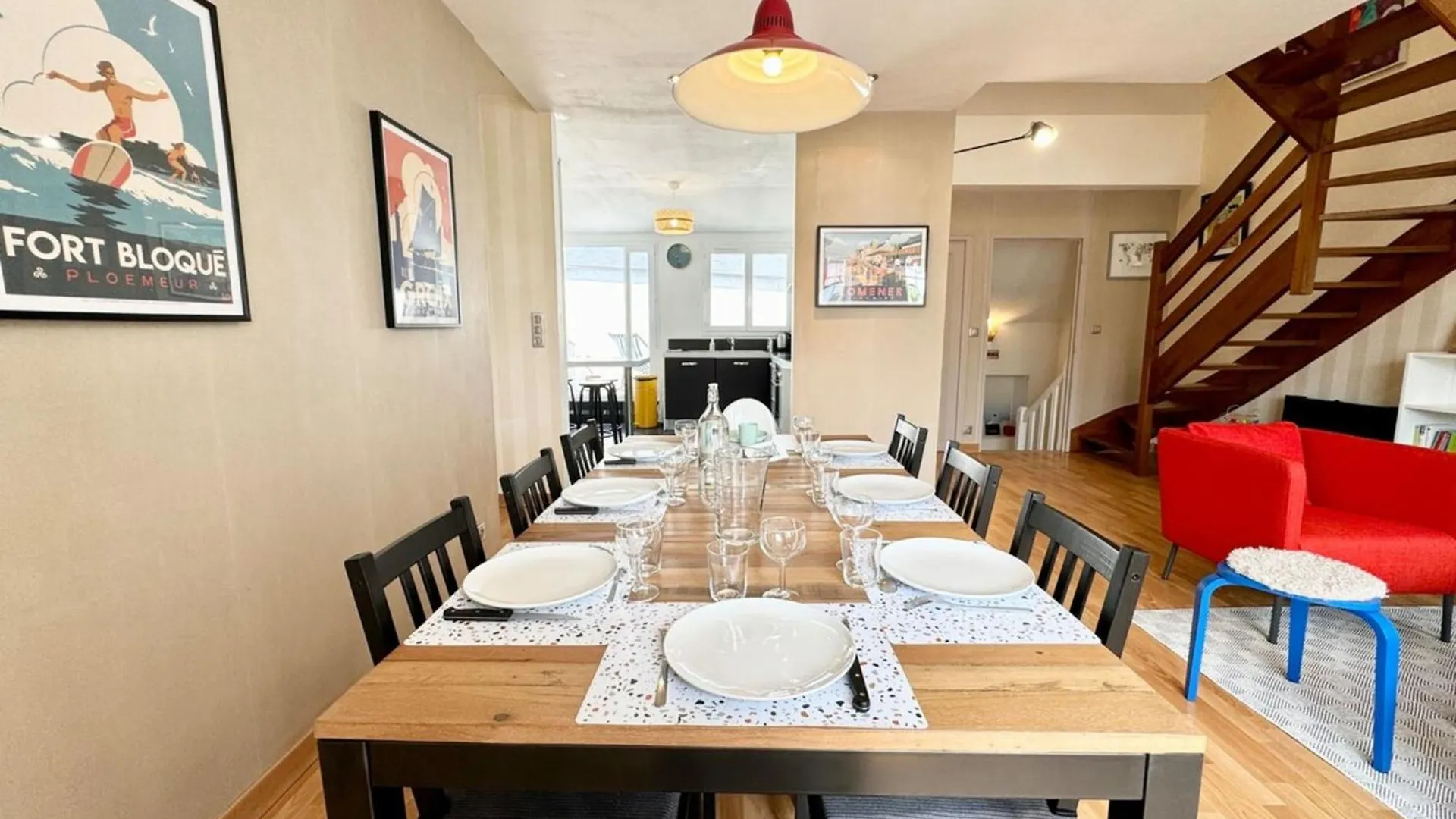 Grand Appartement Cosy - Terrasse - 50M De L'Ocean Ploemeur